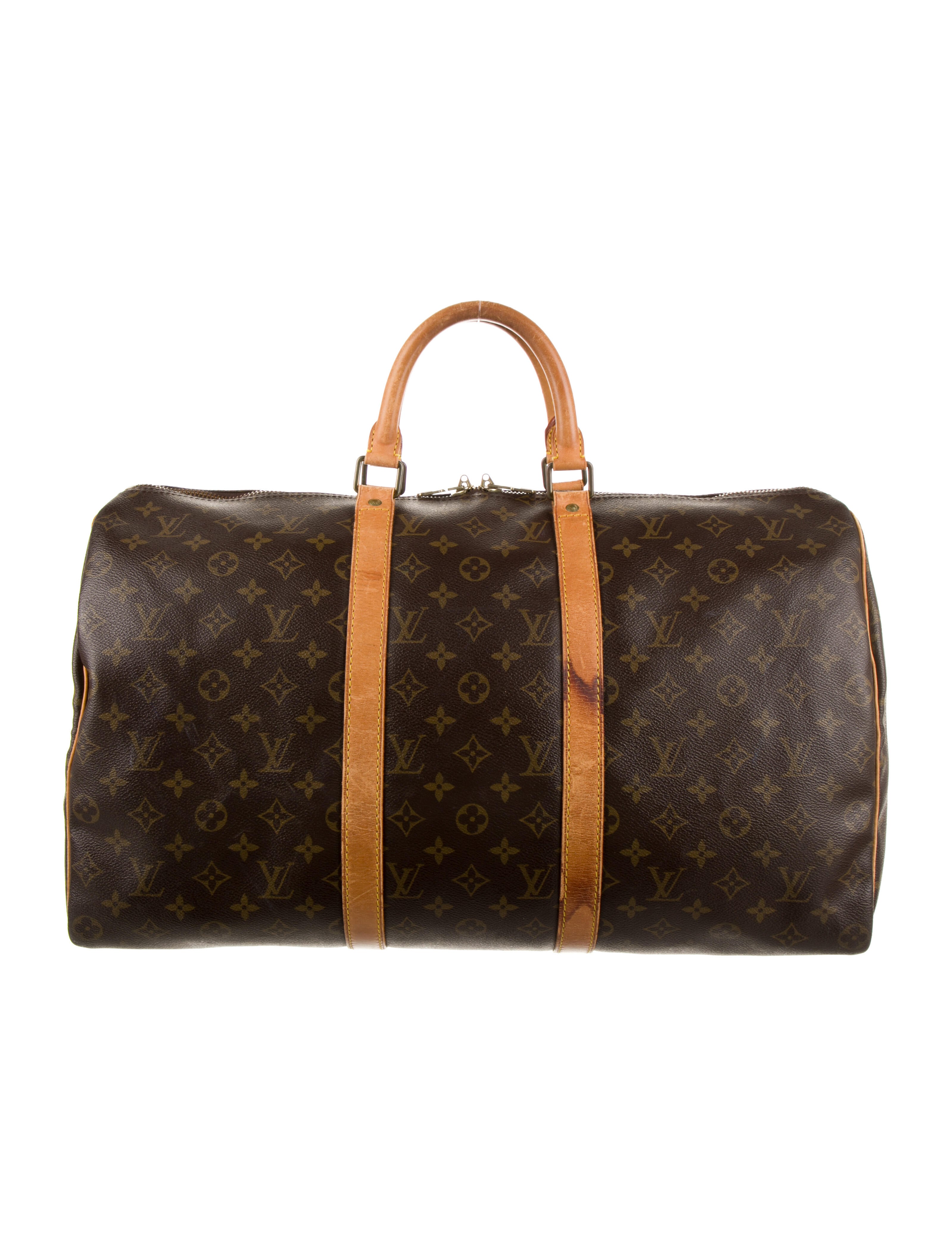 Louis Vuitton Monogram Carryall Bag Brown Luggage and Travel