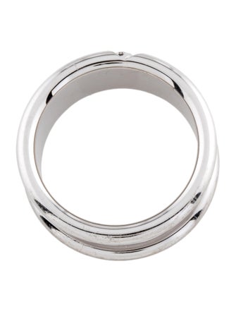 Louis Vuitton 18K Diamond LV Volt One Band Ring