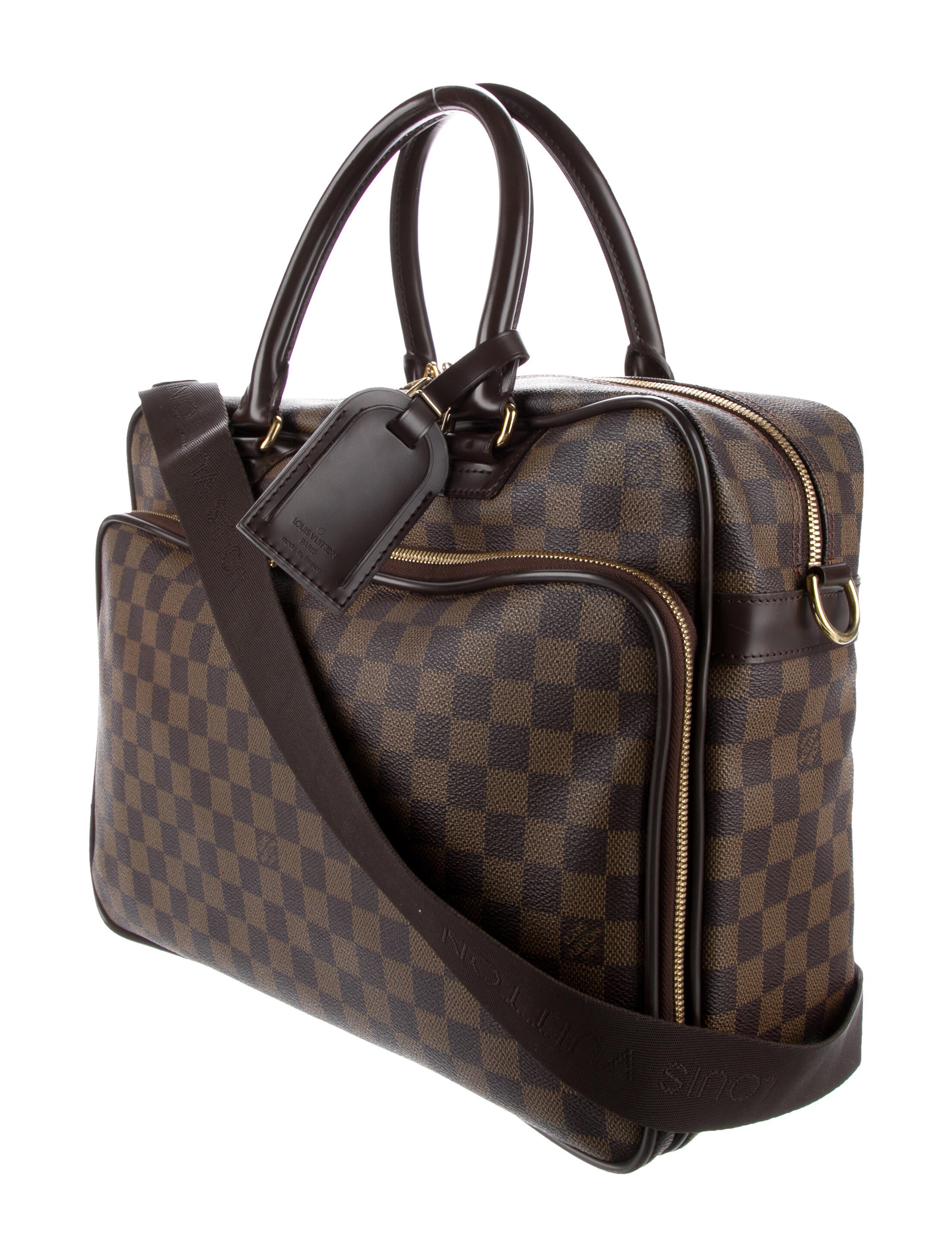 Louis Vuitton Damier Ebene Icare Briefcase Brown Briefcases, Bags