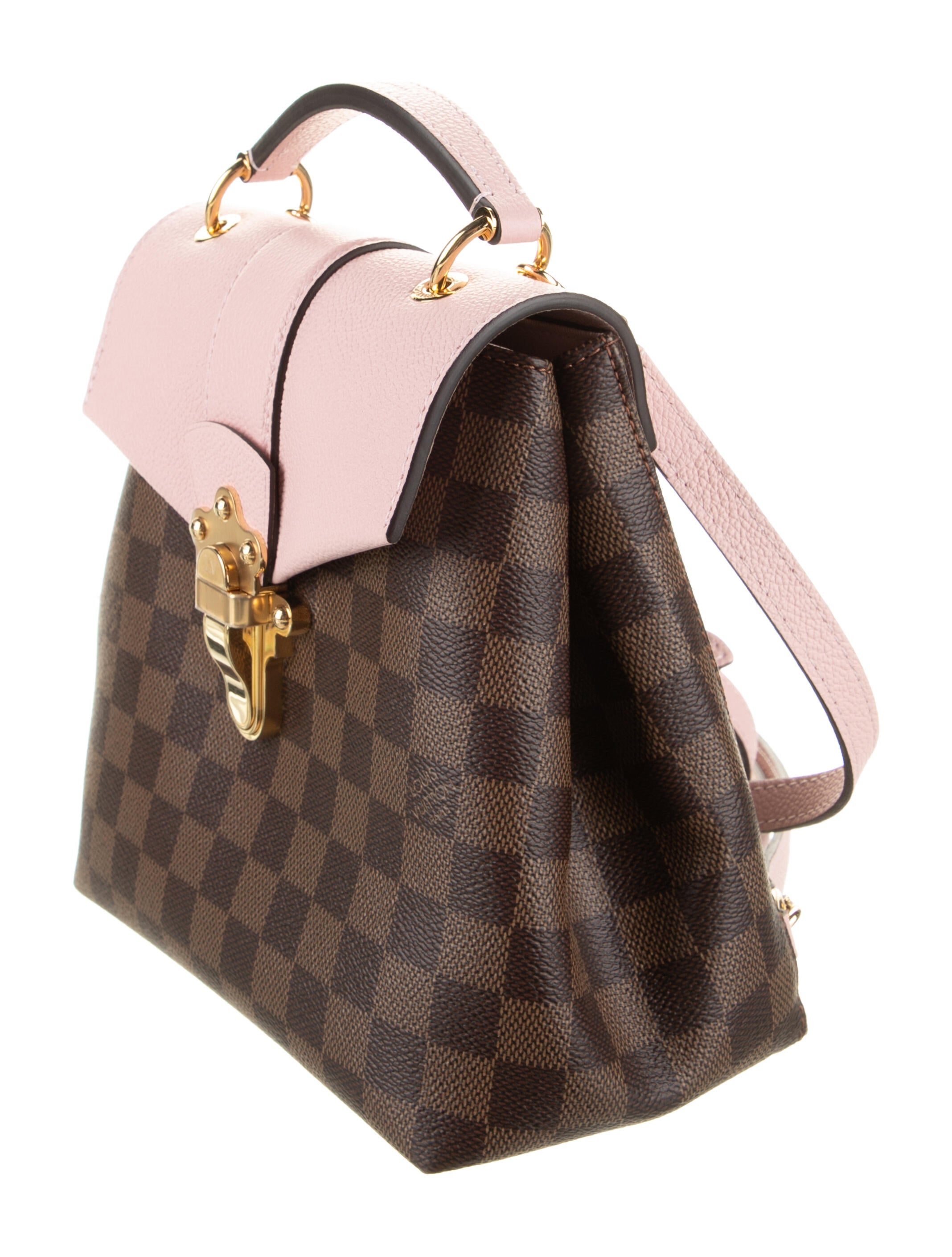 Louis Vuitton 2020 Damier Ebene Clapton Backpack Brown Backpacks