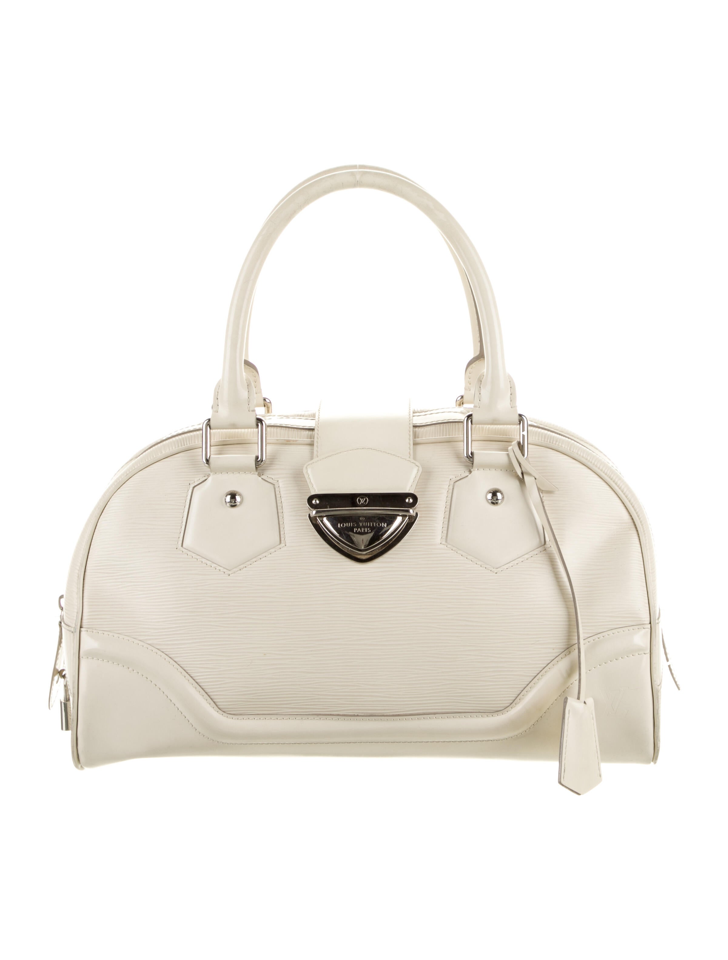 Louis Vuitton Epi Bowling Montaigne GM Neutrals Handle Bags, Handbags