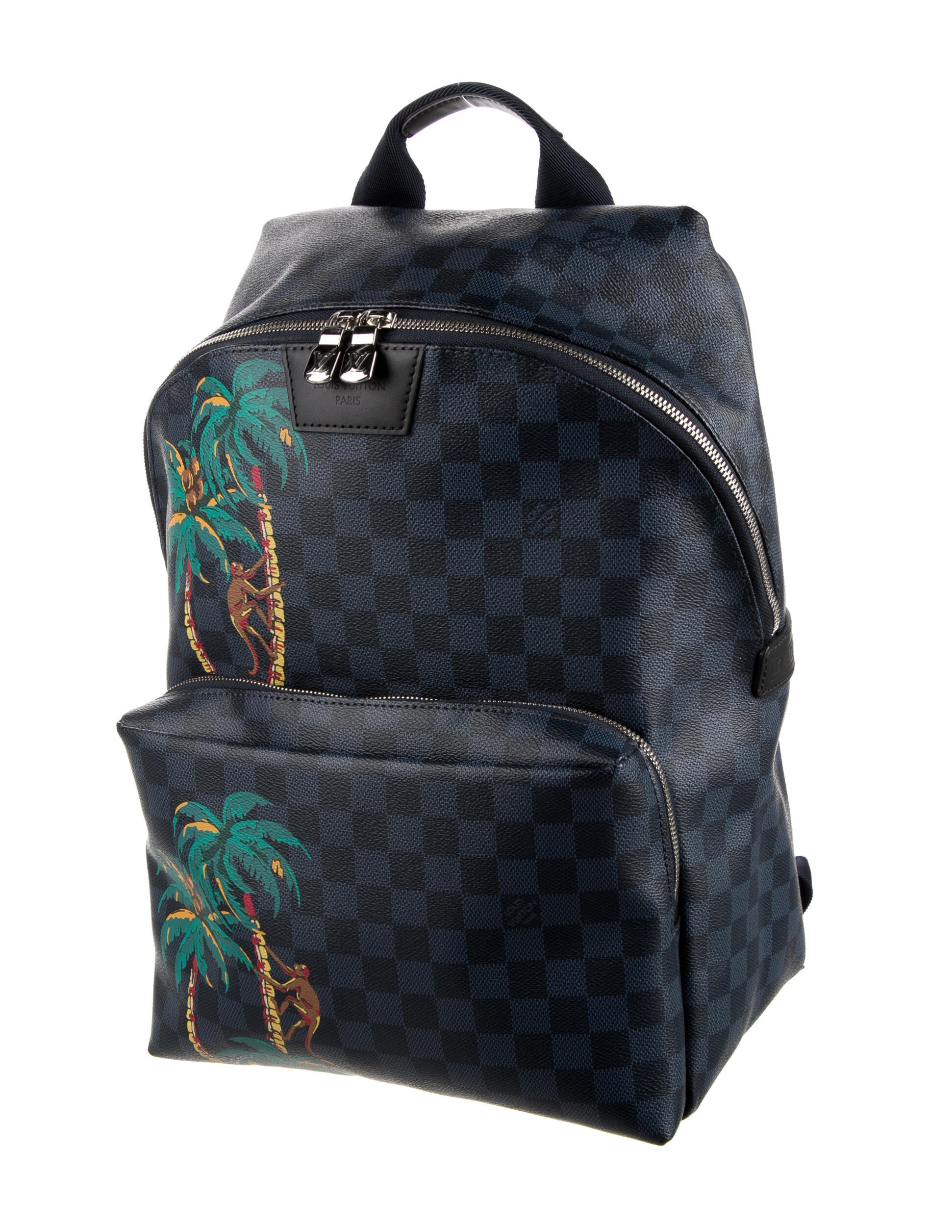 Louis Vuitton Damier Cobalt Apollo Jungle Backpack Blue Backpacks
