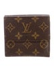 Louis Vuitton LV Monogram Coated Canvas Elise Wallet