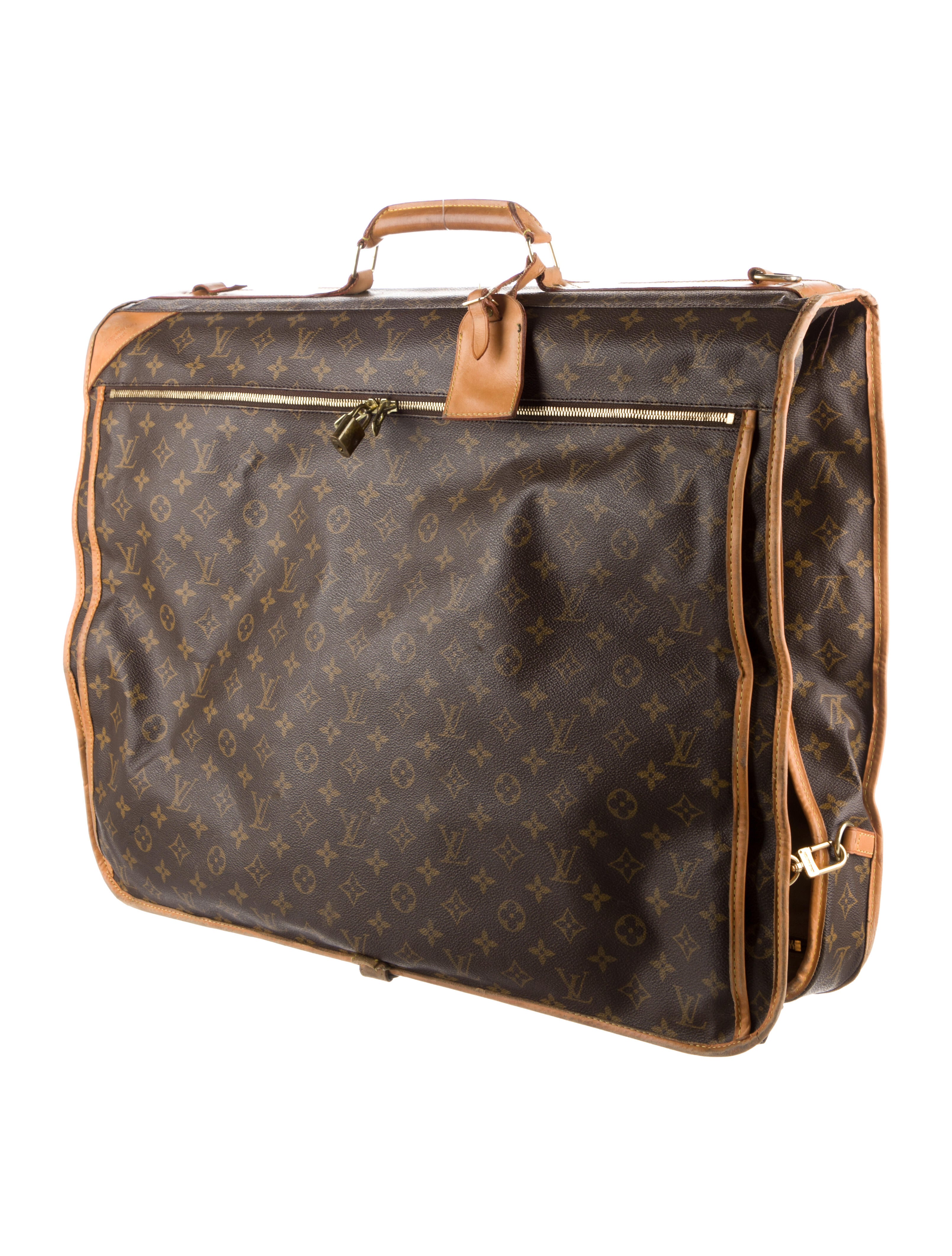 Louis Vuitton Vintage Monogram Garment Bag Brown Garment Covers, Bags LOU649313 The RealReal