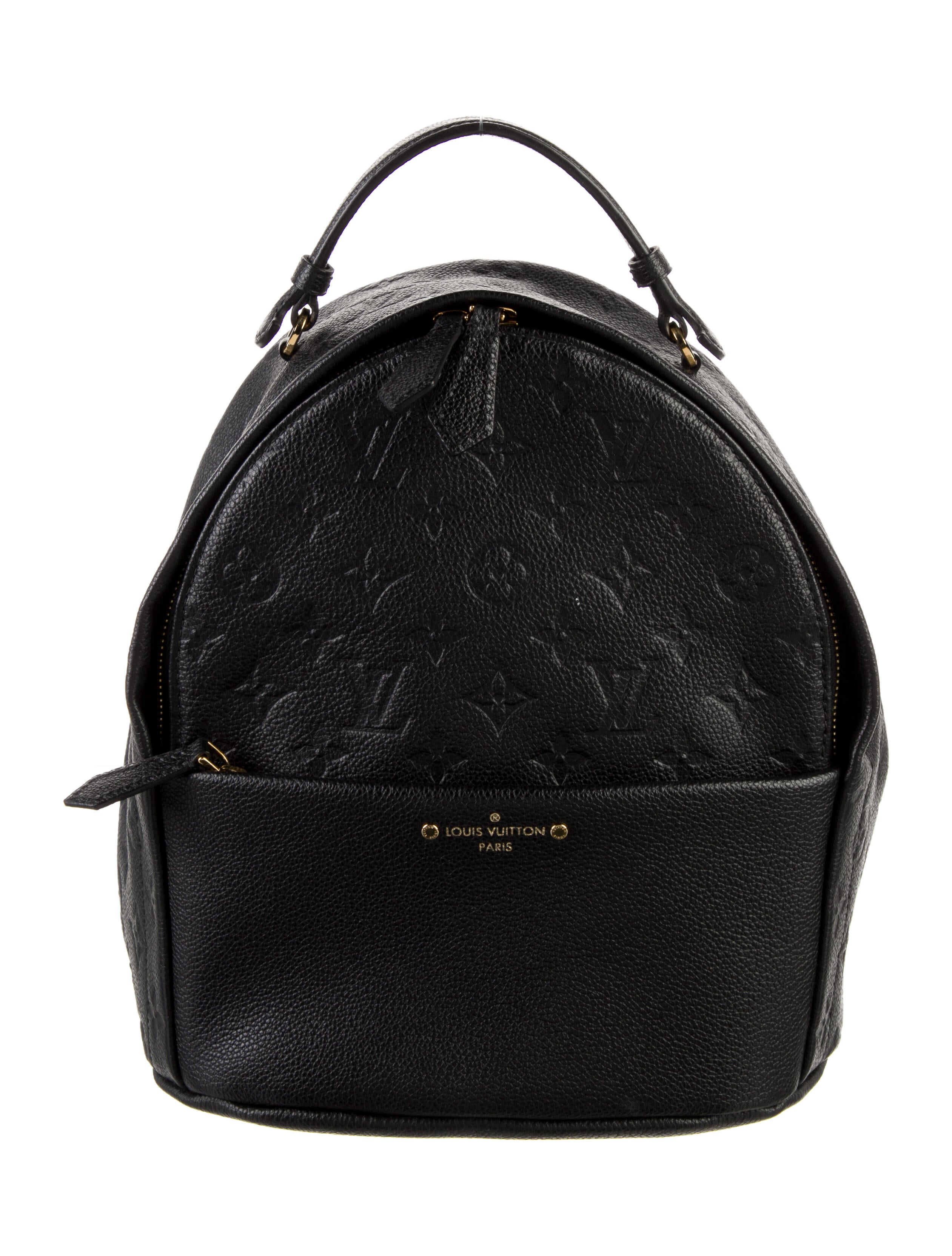 Louis Vuitton Monogram Empreinte Sorbonne Backpack Black Backpacks