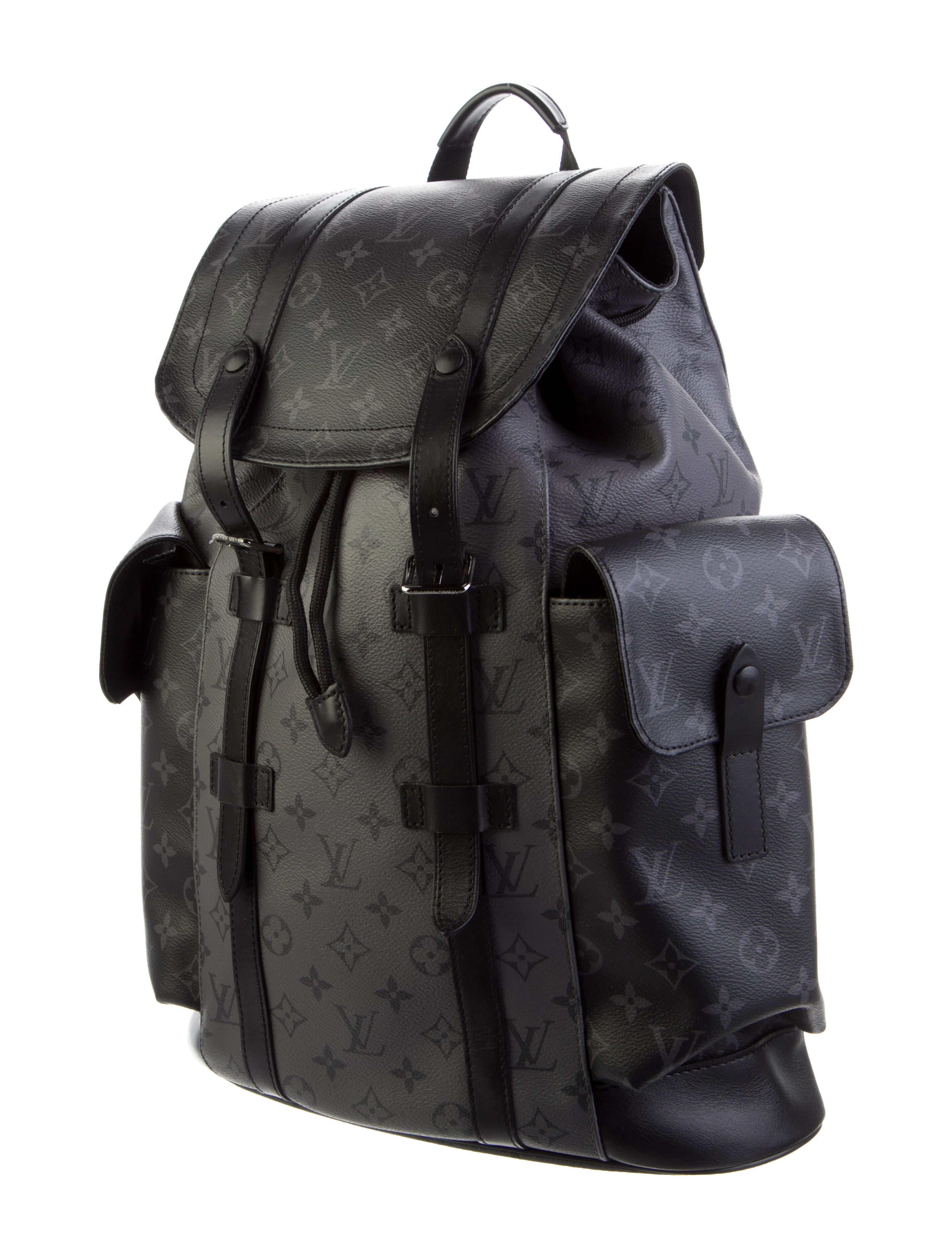 Louis Vuitton 2021 Monogram Eclipse Christopher PM Black Backpacks