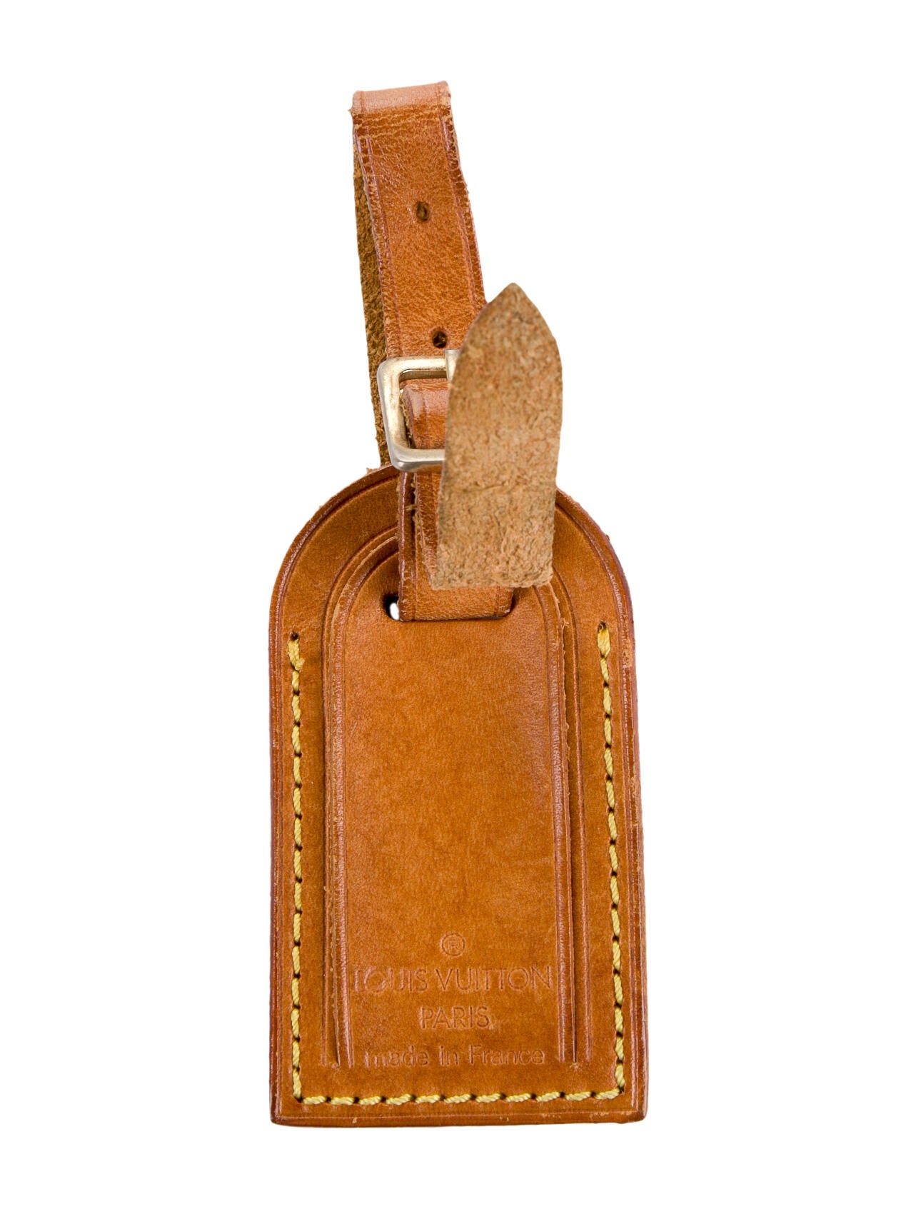 Louis Vuitton Vachetta Luggage Tag Neutrals Bag Accessories