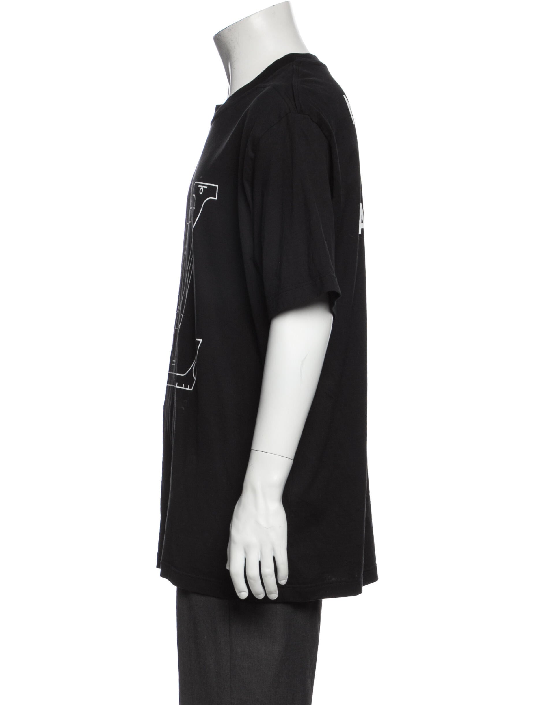 Louis Vuitton 2021 x NBA TShirt Black TShirts, Clothing LOU653018 The RealReal