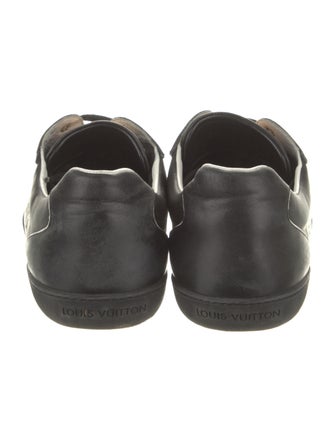 Louis Vuitton Leather Lasercut Accents Sneakers