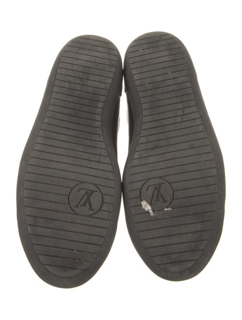 Louis Vuitton Leather Lasercut Accents Sneakers