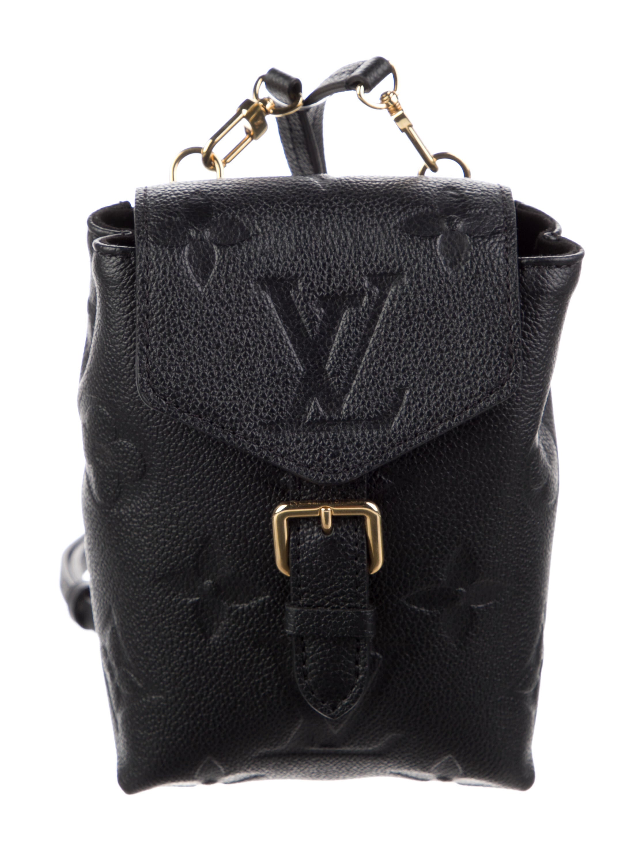 Louis Vuitton Monogram Empreinte Tiny Backpack Black Backpacks