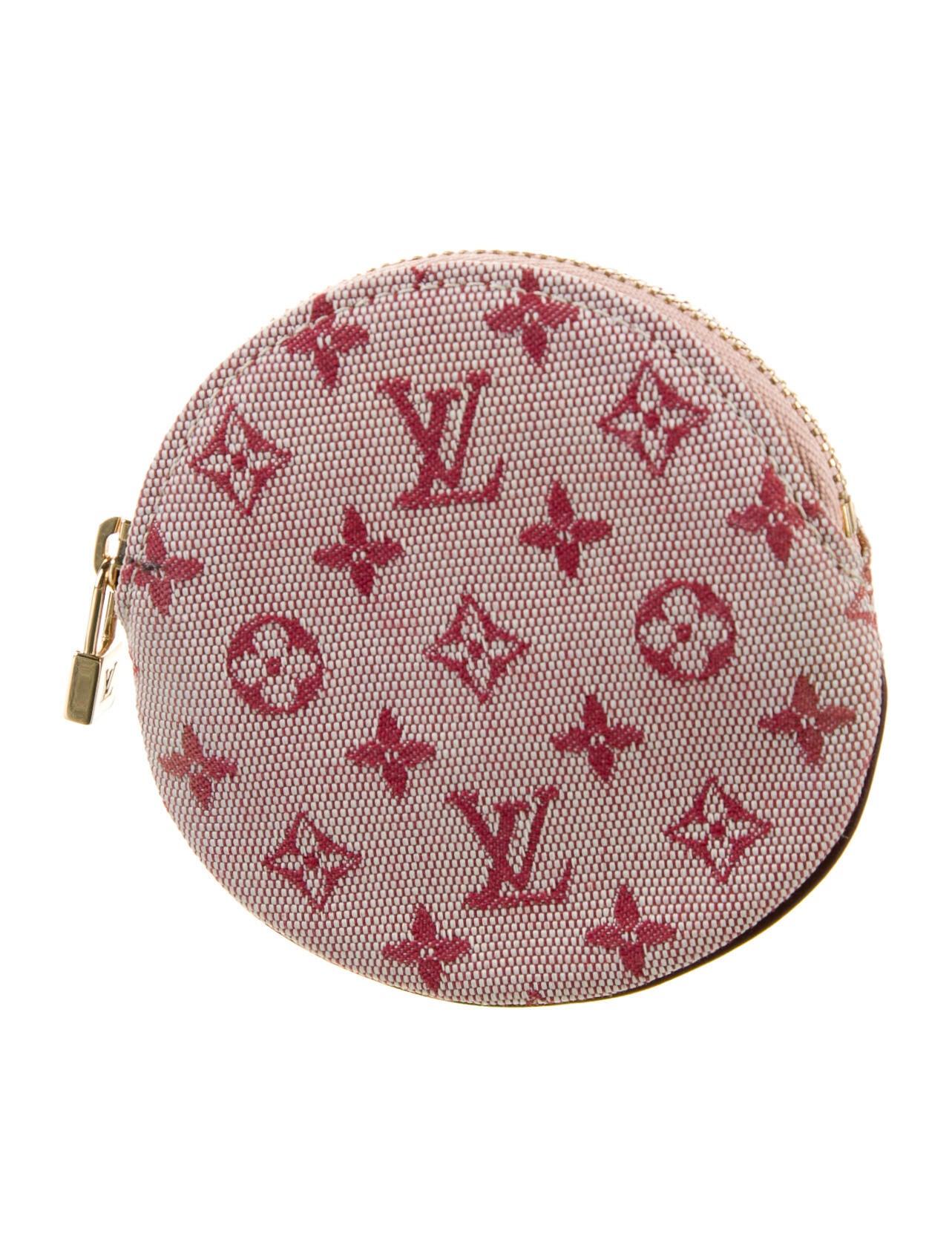 Louis Vuitton 2003 Monogram Pattern Round Coin Purse Pink Wallets, Accessories LOU664397