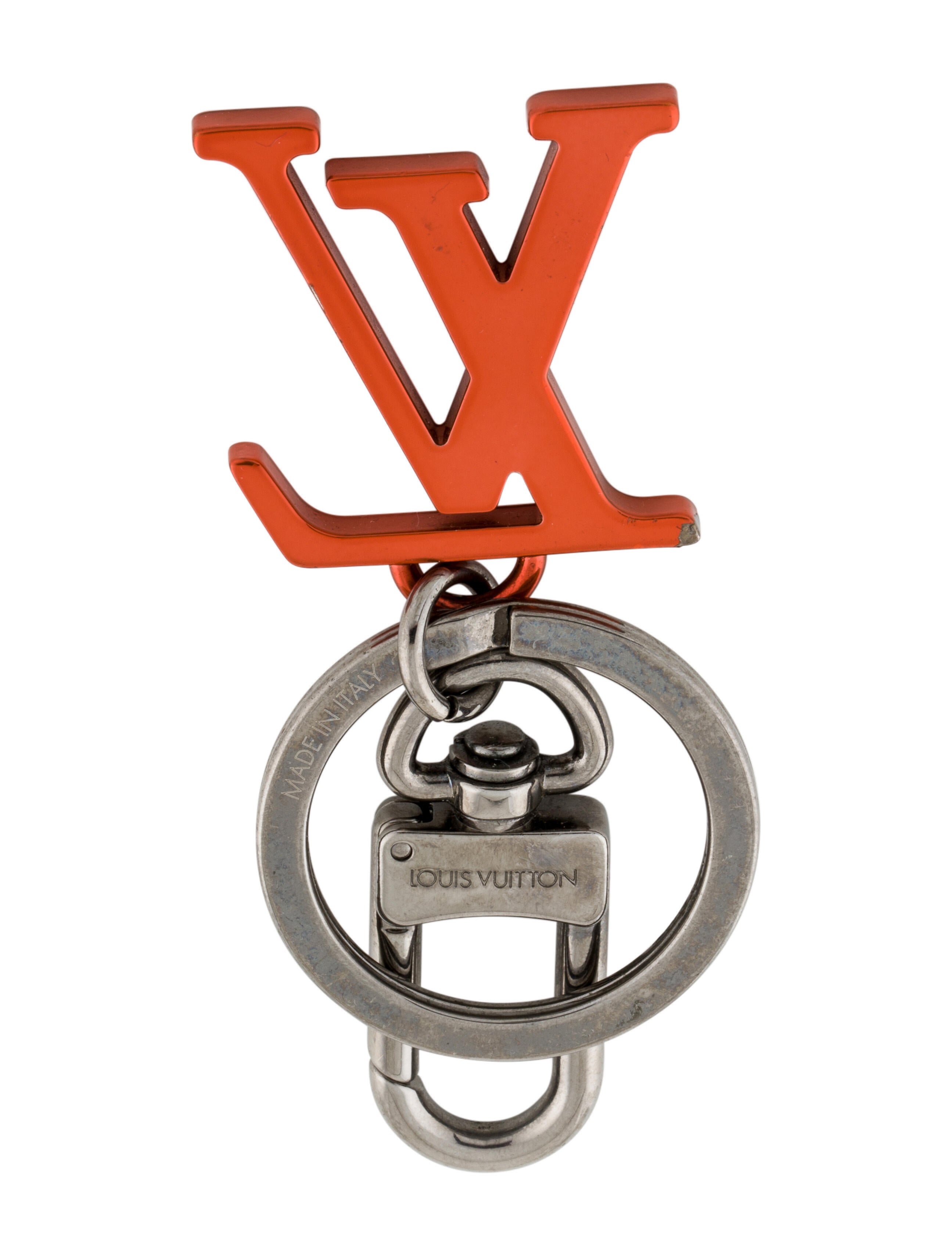 Louis Vuitton LV Upside Down Key Holder Orange Keychains, Accessories