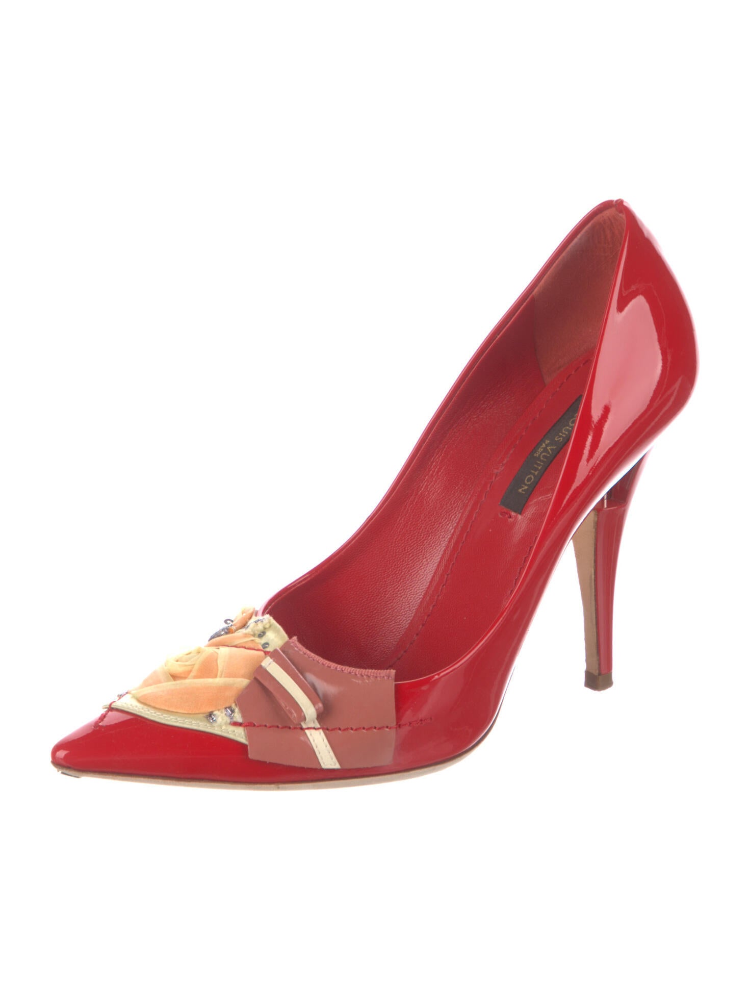 Louis Vuitton Metallic Platform Pumps Red Pumps, Shoes LOU59029