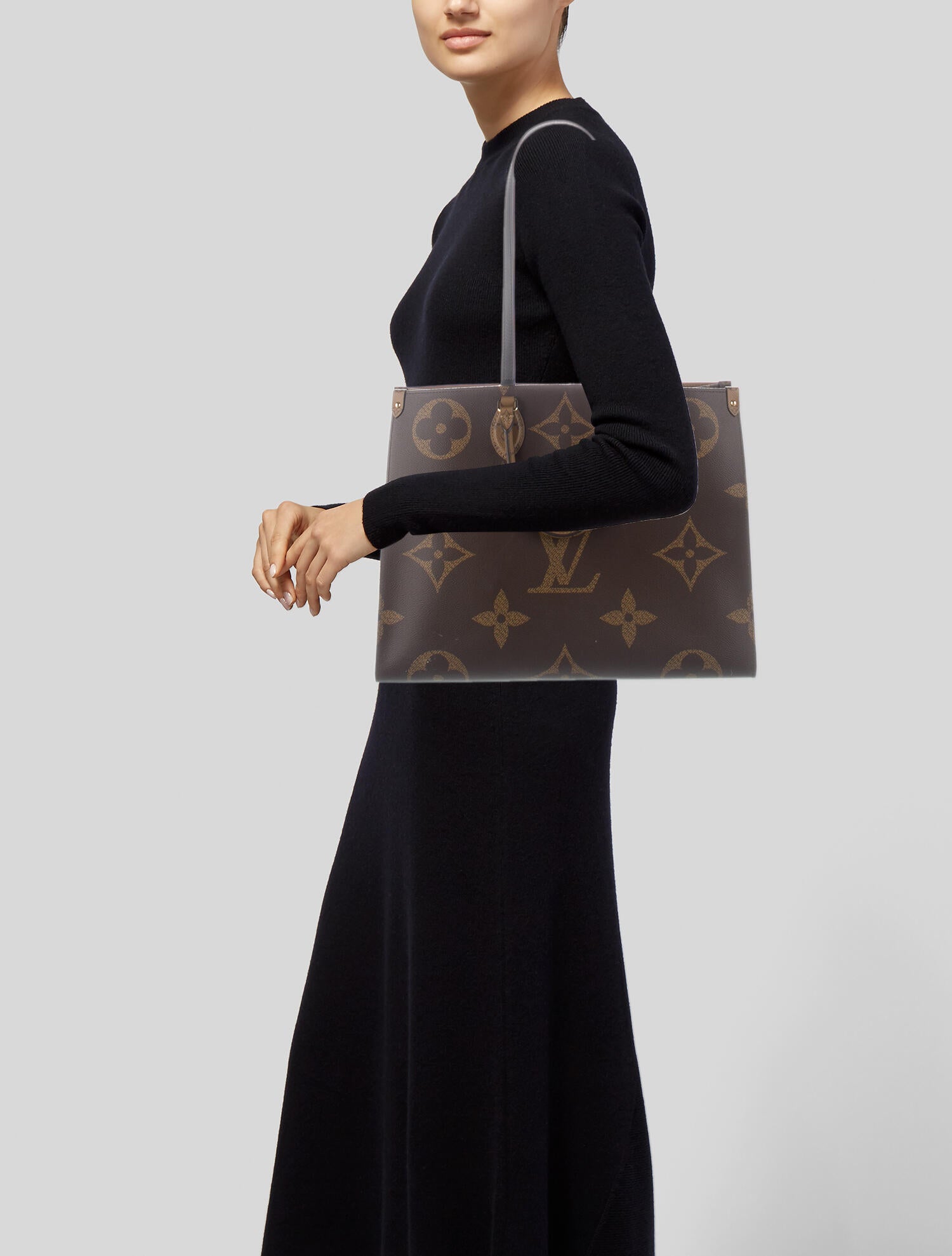 Louis Vuitton 2021 Reverse Monogram Onthego GM Brown Totes, Handbags