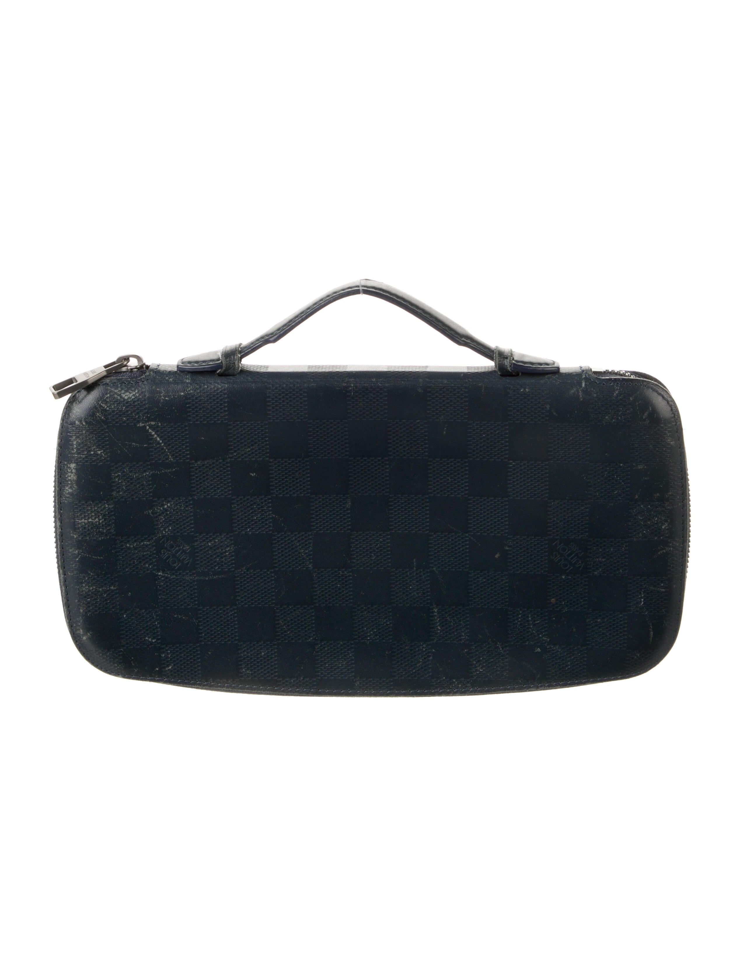 Louis Vuitton Leather Continental Wallet Blue Wallets, Accessories