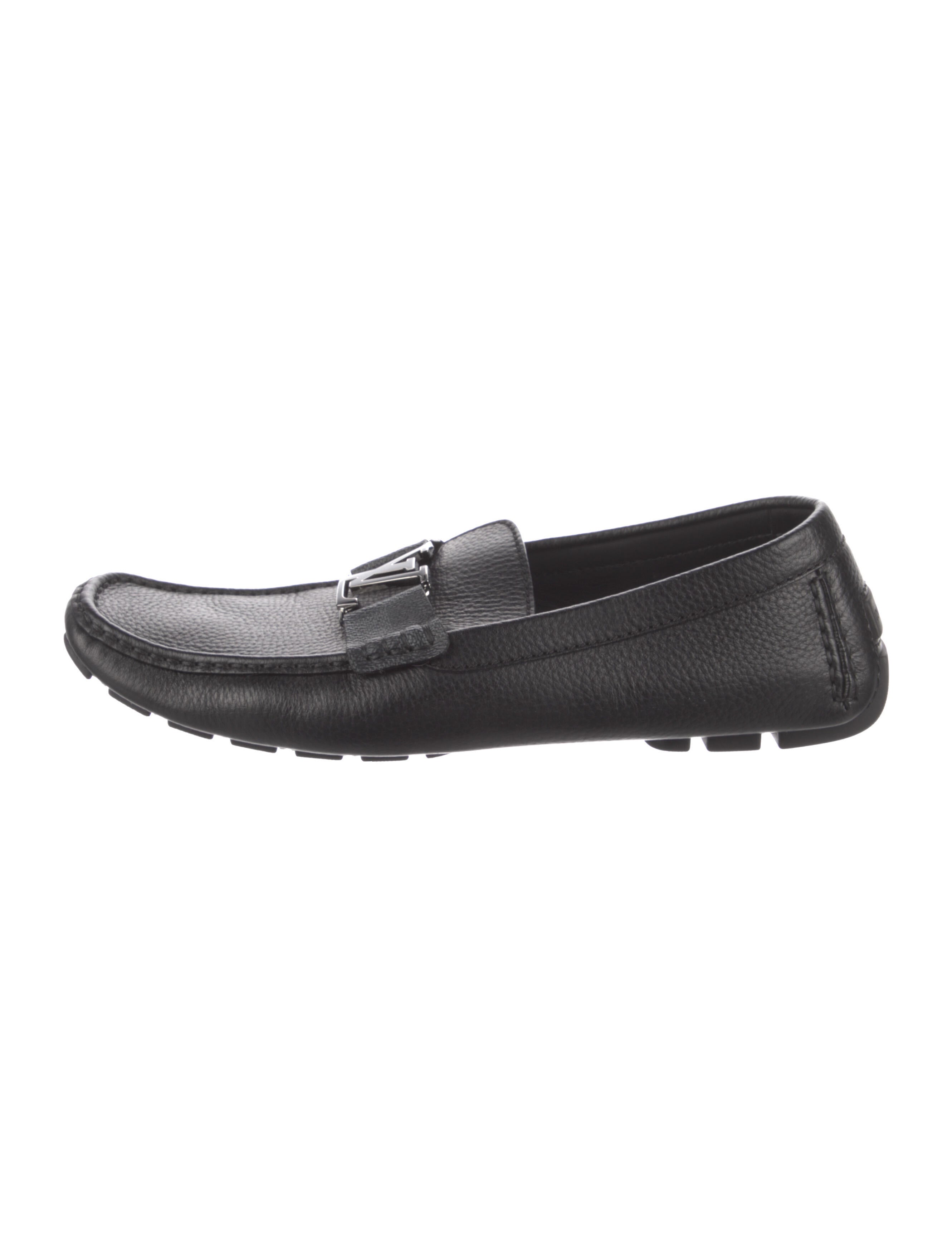 Louis Vuitton Drivers Black Loafers, Shoes LOU680504 The RealReal