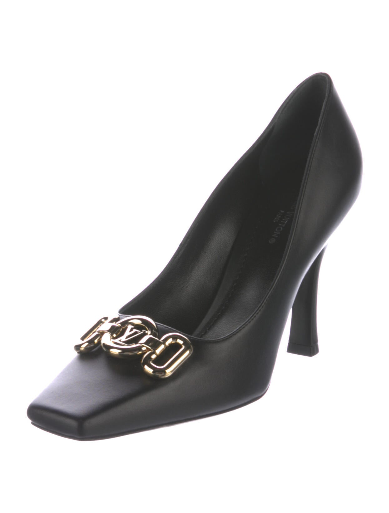 Louis Vuitton Patent Leather Bow Pumps Black Pumps, Shoes LOU61285