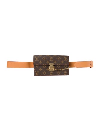 Louis Vuitton 2019 Monogram S Lock Belt Bag