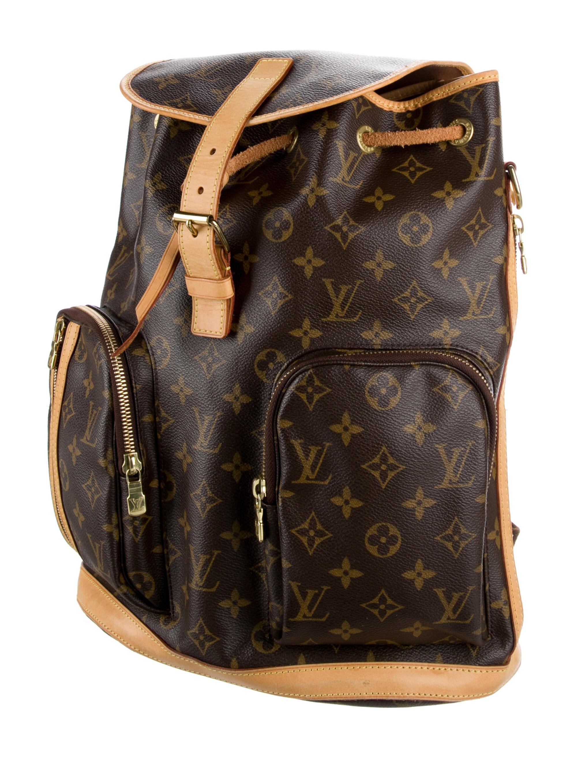 Louis Vuitton Monogram Bosphore Backpack Brown Backpacks, Handbags