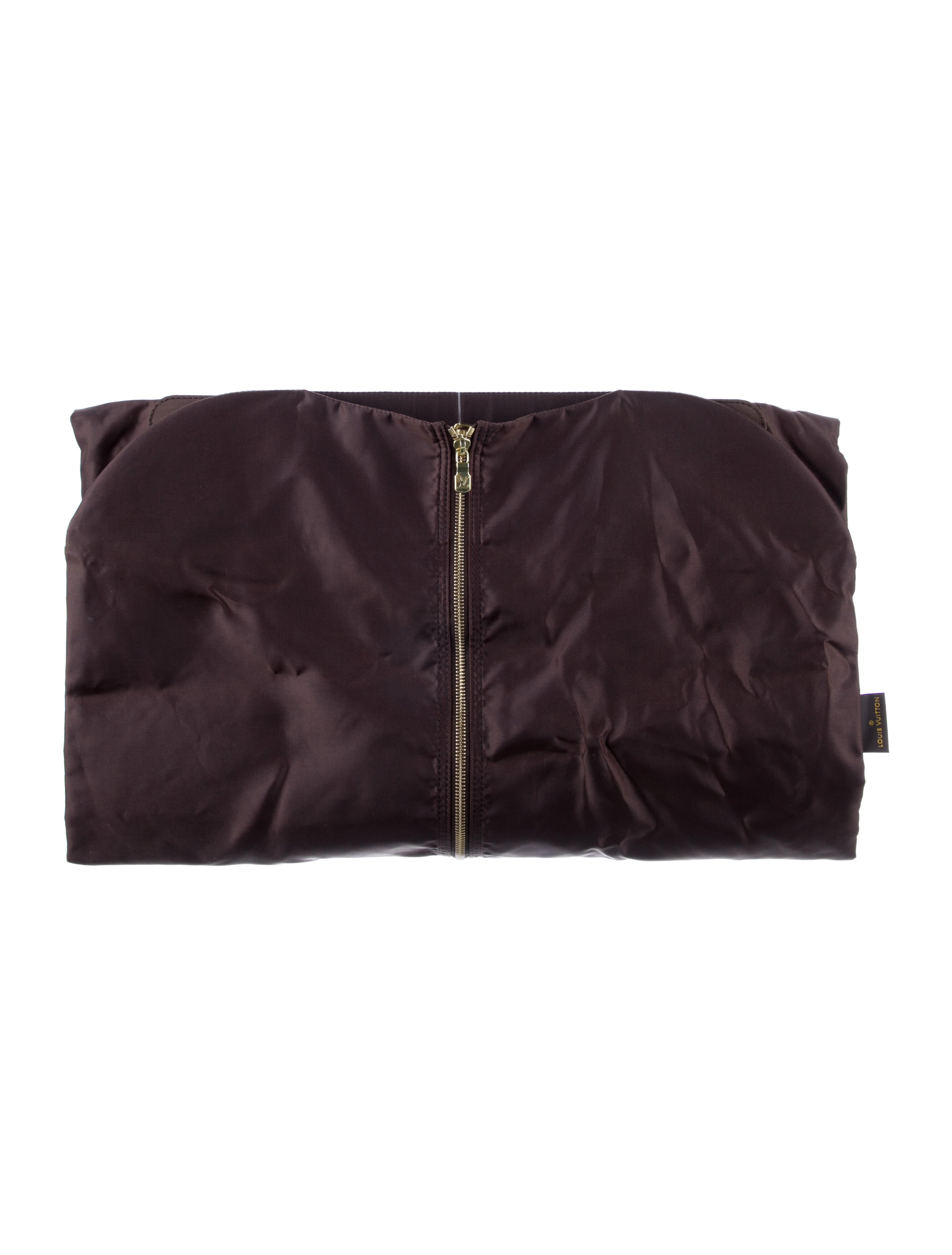 Louis Vuitton Nylon Garment Bag Brown Garment Covers, Bags