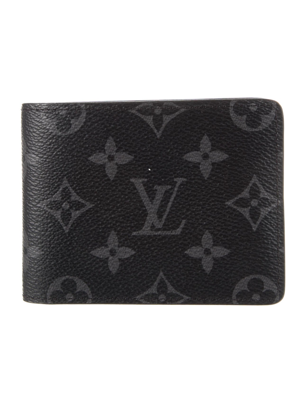 Louis Vuitton Monogram Eclipse Coated Canvas Bifold Wallet