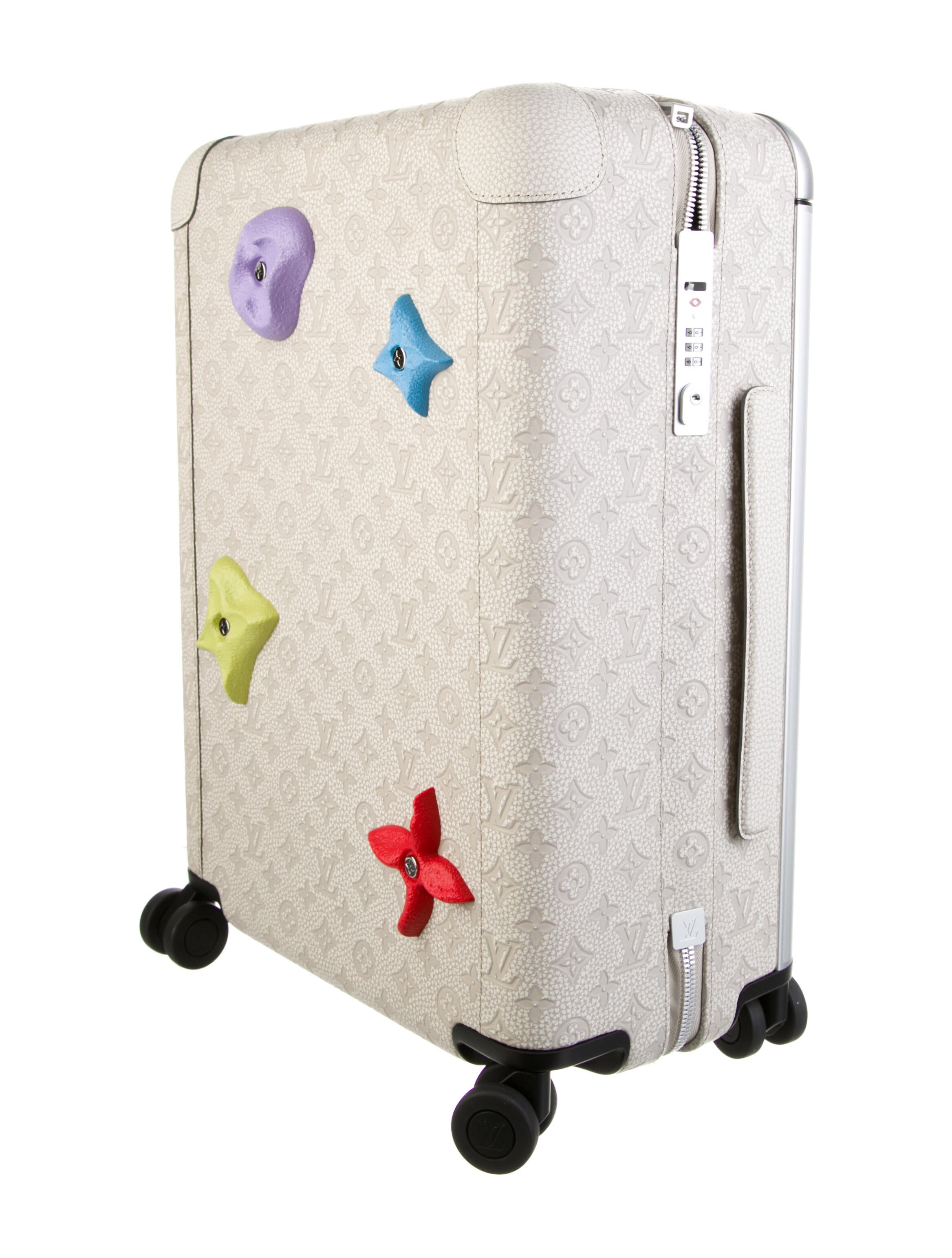 Louis Vuitton Taurillon Monogram "Climbing" Horizon 55 w/ Tags White