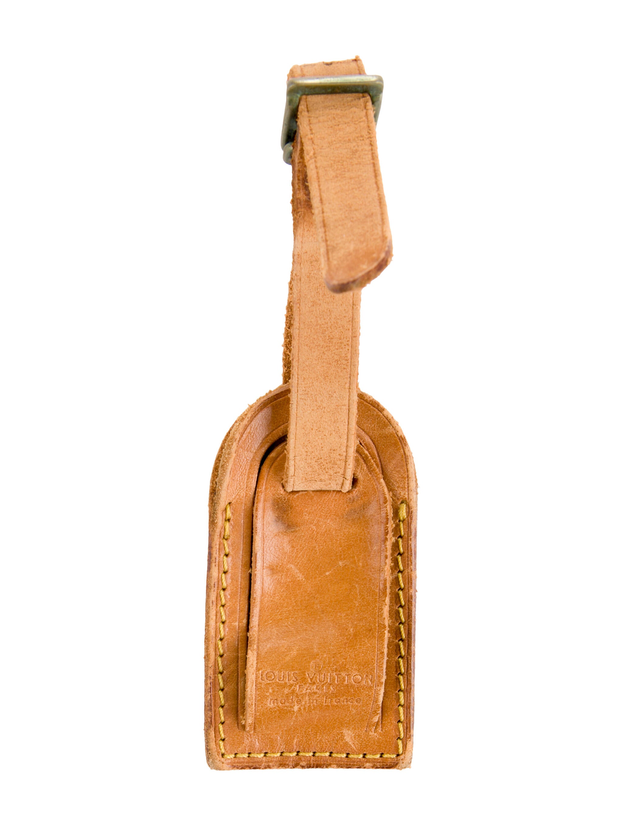 Louis Vuitton Louis Vuitton Vachetta Luggage Tag Brown Keychains