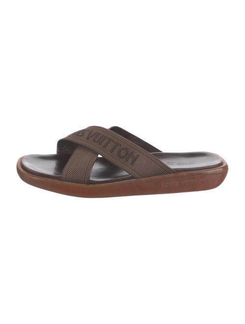 Louis Vuitton Canvas Slides