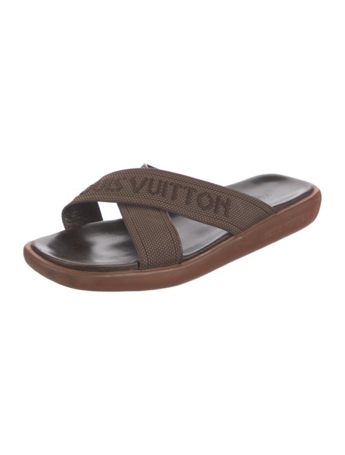 Louis Vuitton Canvas Slides