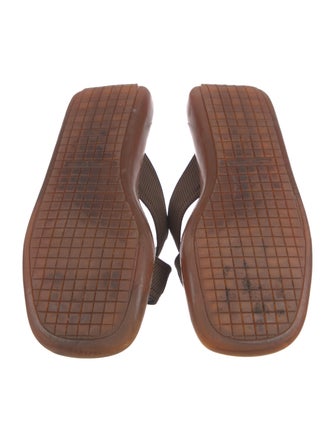 Louis Vuitton Canvas Slides