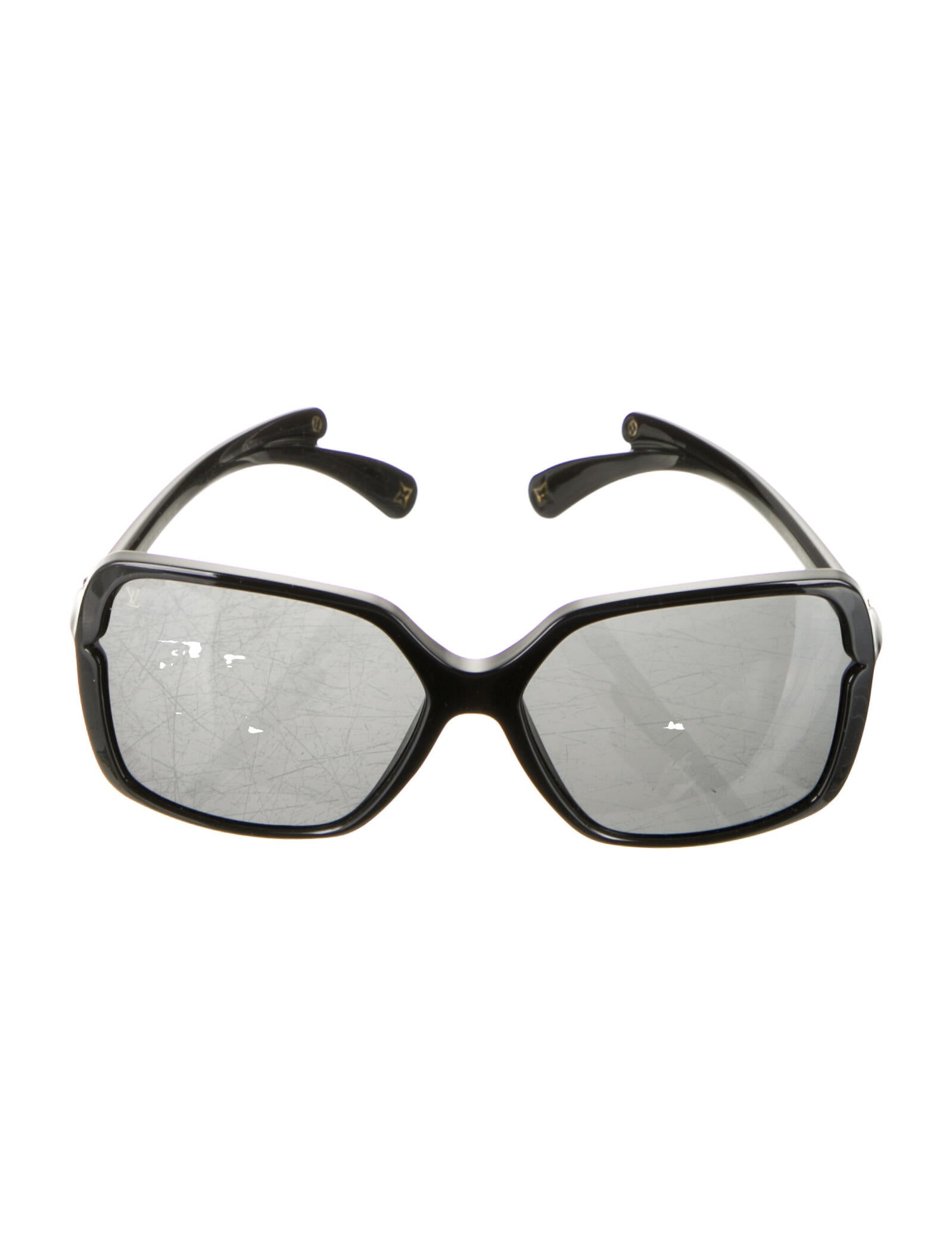 Louis Vuitton Flore Carré Oversize Sunglasses Black Sunglasses