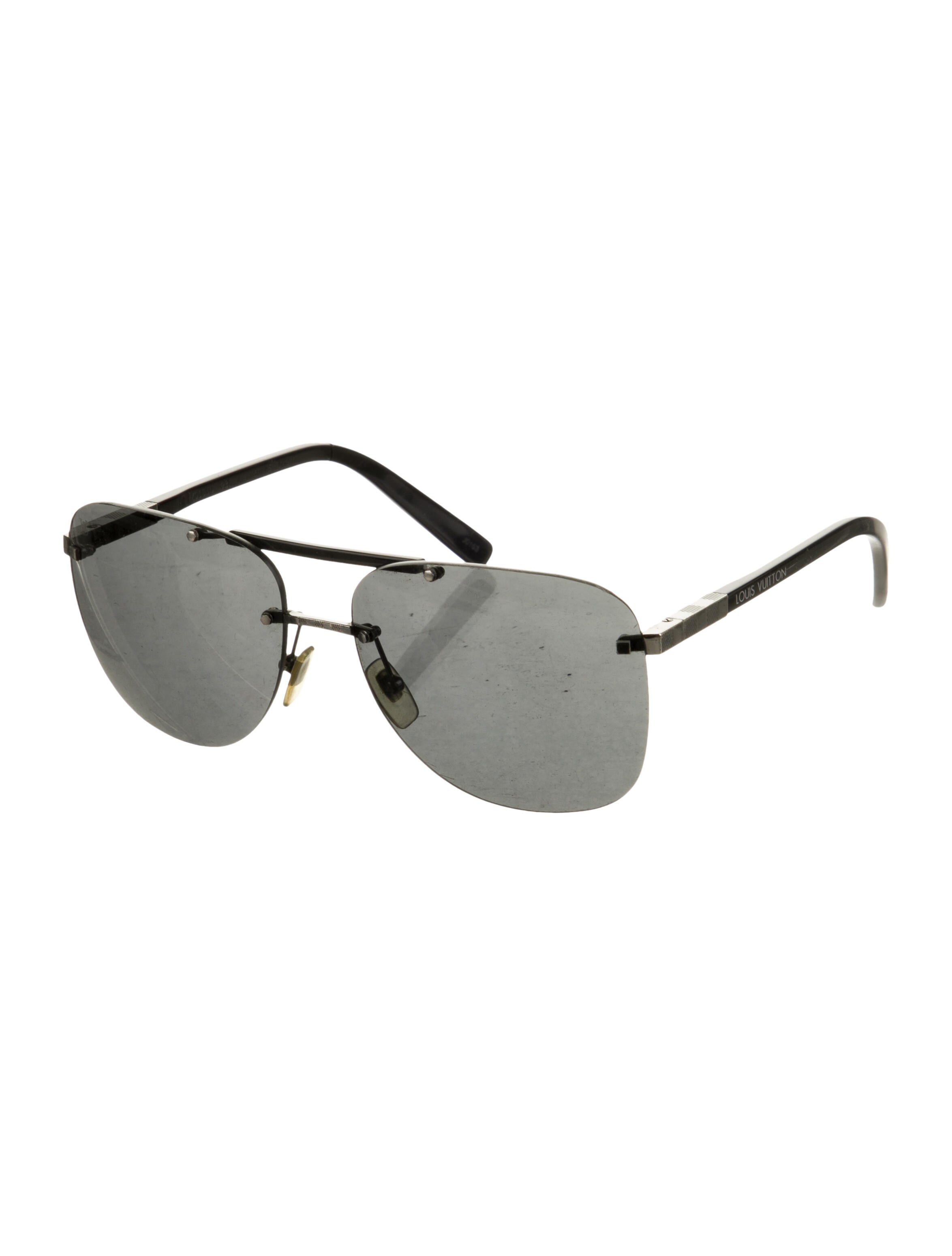 Louis Vuitton Damier Aviator Sunglasses