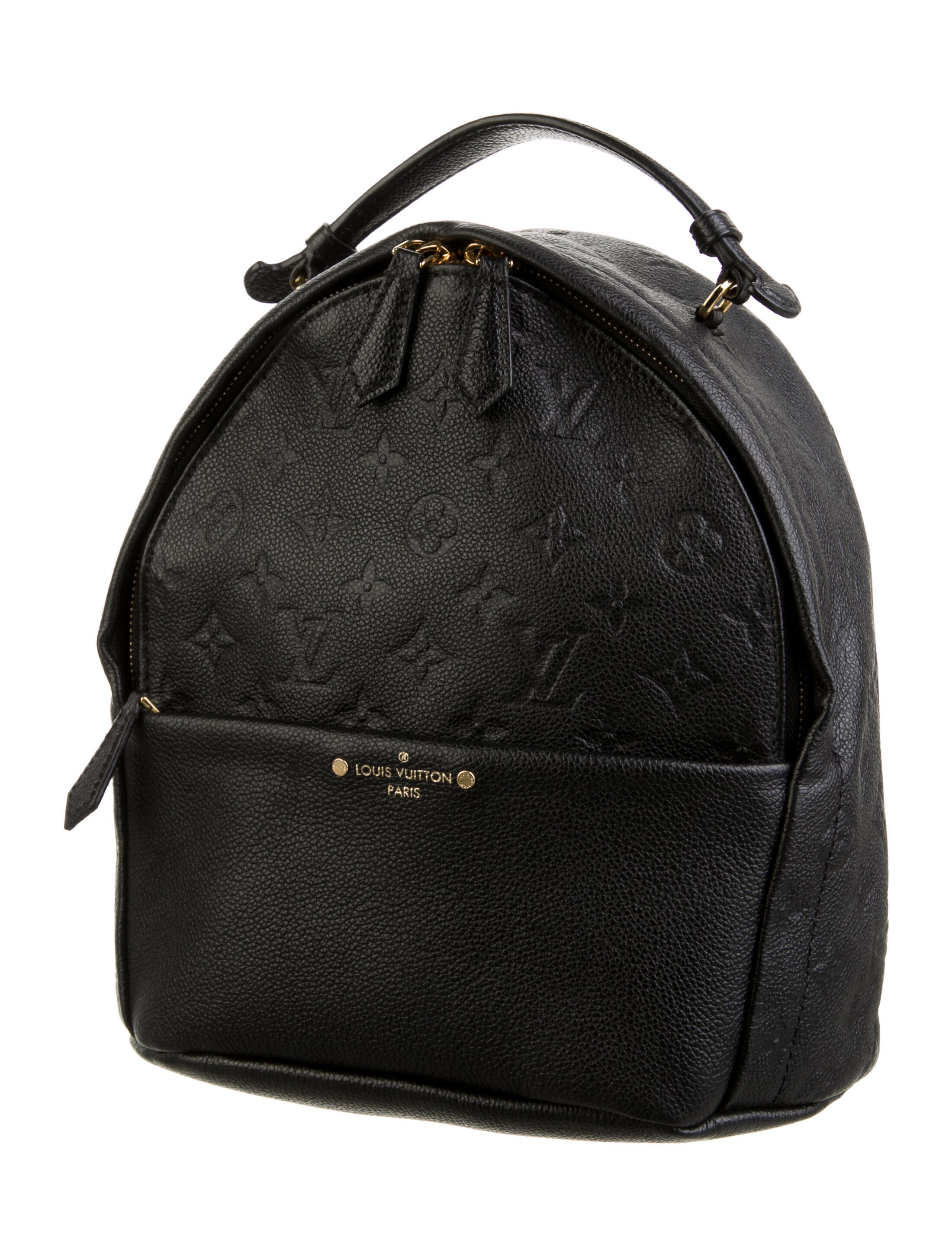 Louis Vuitton Monogram Empreinte Sorbonne Backpack Black Backpacks