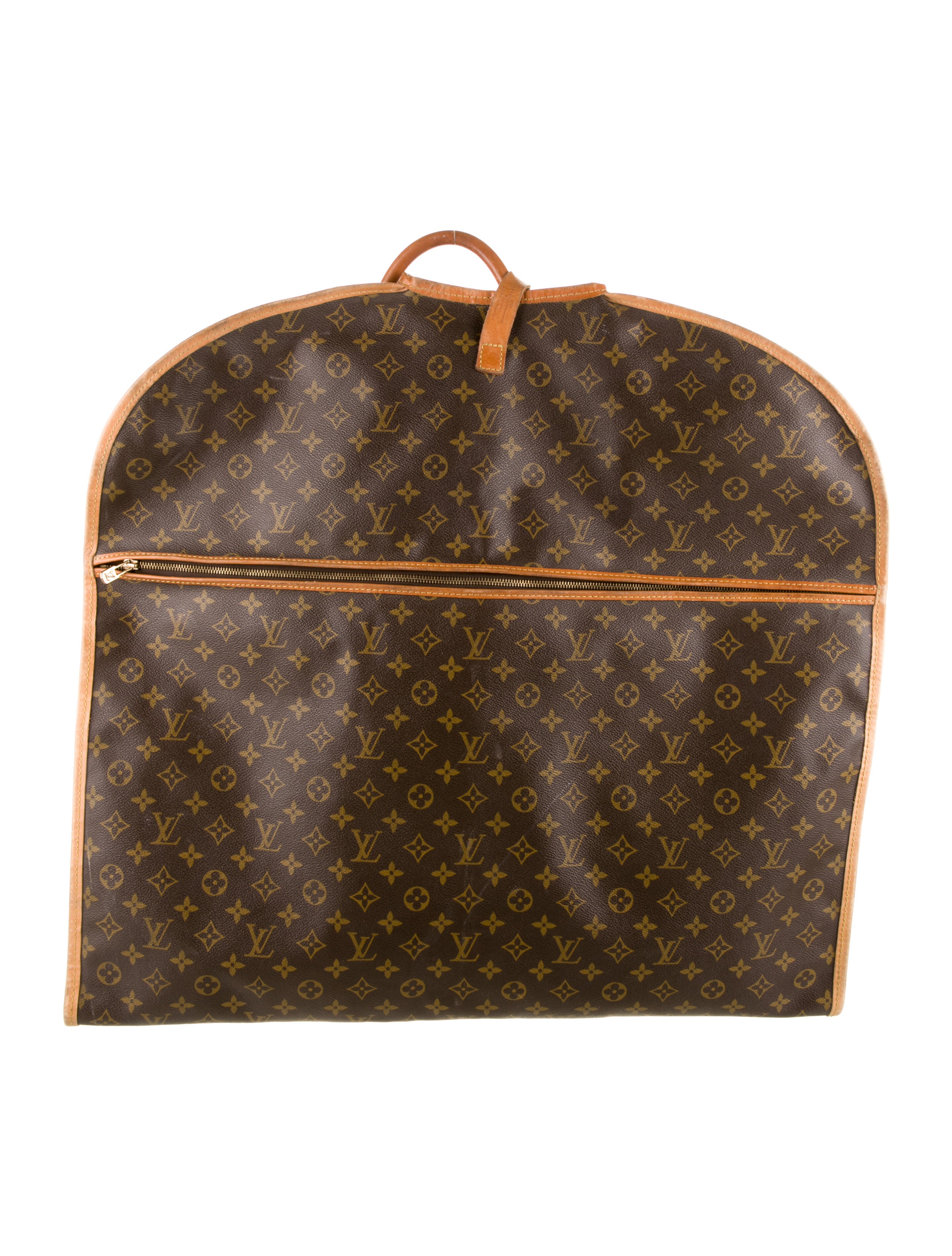 Louis Vuitton Vintage Monogram Garment Cover Brown Garment Covers