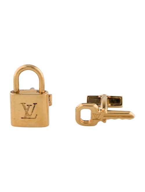 Louis Vuitton Lock & Key Cufflinks