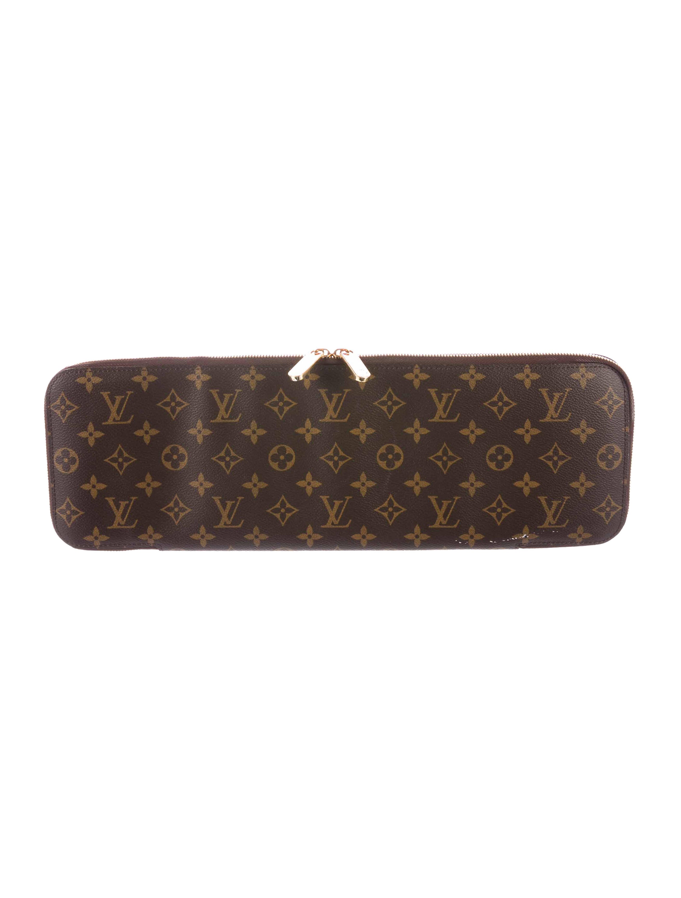Louis Vuitton Monogram Medium Ring Agenda Cover Brown Travel