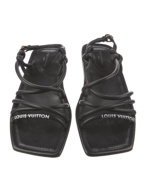 Louis Vuitton Leather Gladiator Sandals