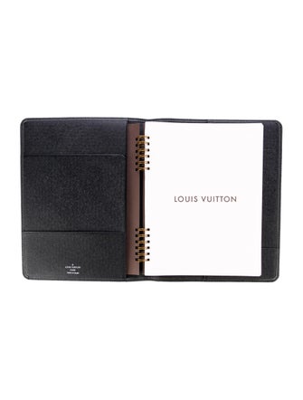 Louis Vuitton Taïga Desk Agenda Cover with Notebook