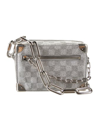 Louis Vuitton 2022 Mini Glitter Soft Trunk Shoulder Bag