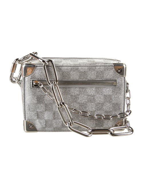 Louis Vuitton 2022 Mini Glitter Soft Trunk Shoulder Bag