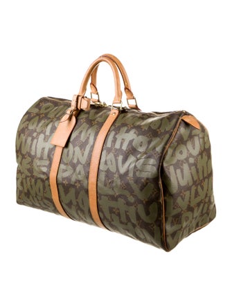 Louis Vuitton Monogram Graffiti Keepall 50