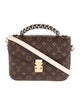 Louis Vuitton Monogram Braided Pochette Metis Creme Beige