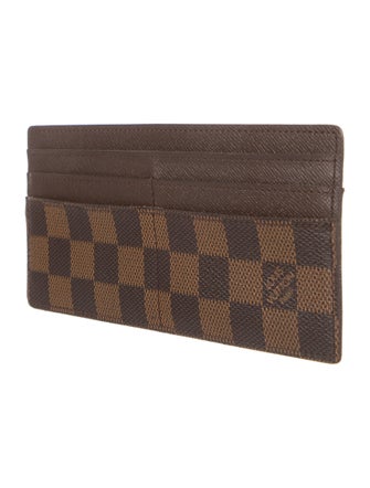 Louis Vuitton 2011 Damier Ebene Pattern Wallet