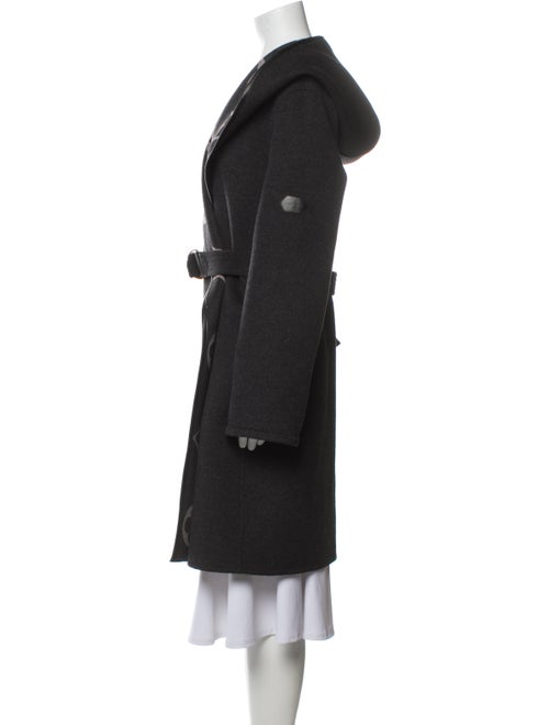 Louis Vuitton 2020 Giant Monogram Hooded Wrap Coat