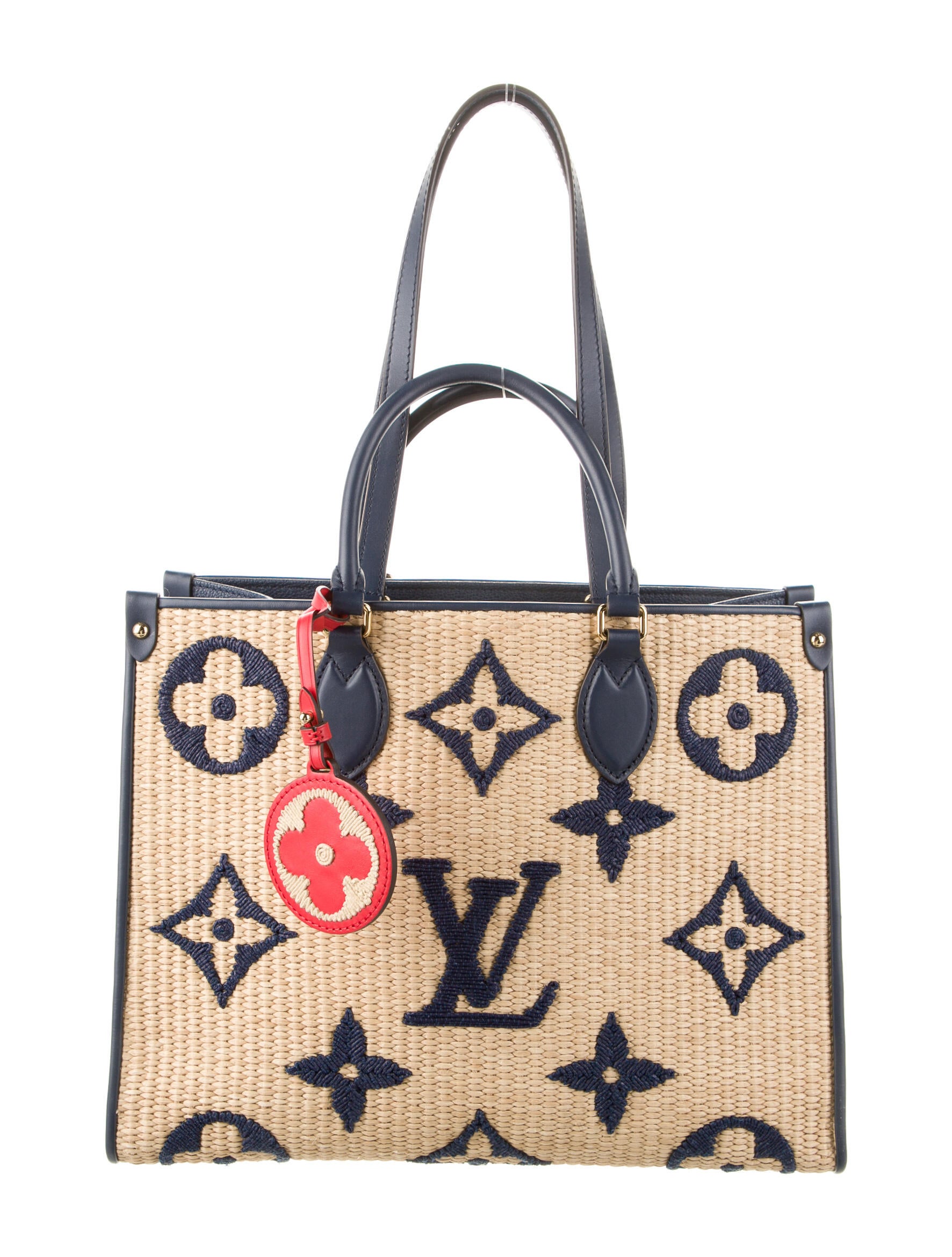 Louis Vuitton Neverfull MM Blue Totes, Handbags LOU57631 The RealReal