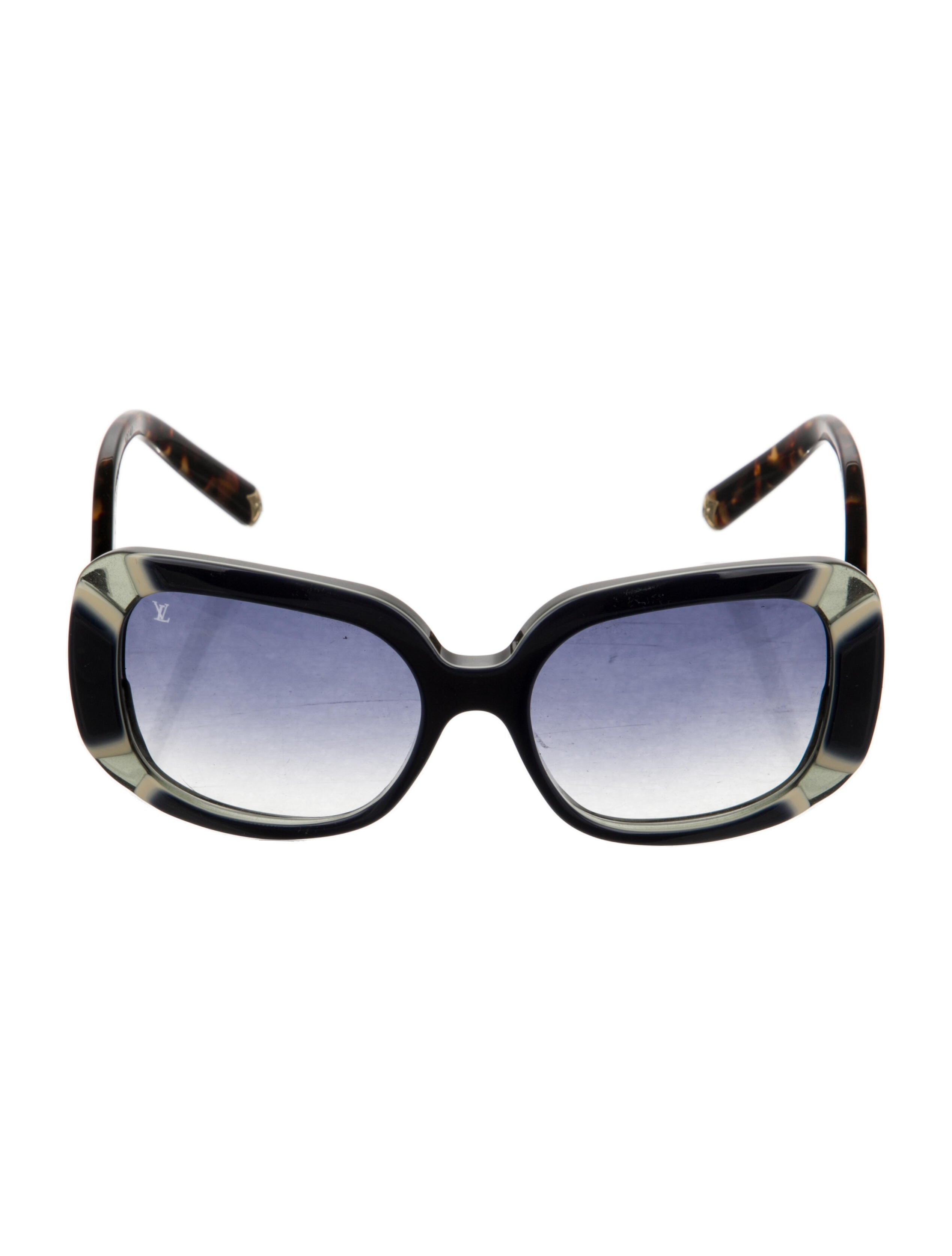 Louis Vuitton Anemone Oversize Sunglasses Blue Sunglasses