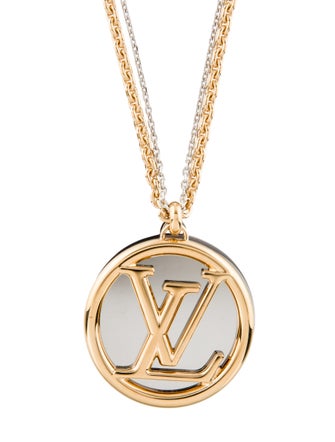 Louis Vuitton LV Double Pendant Necklace