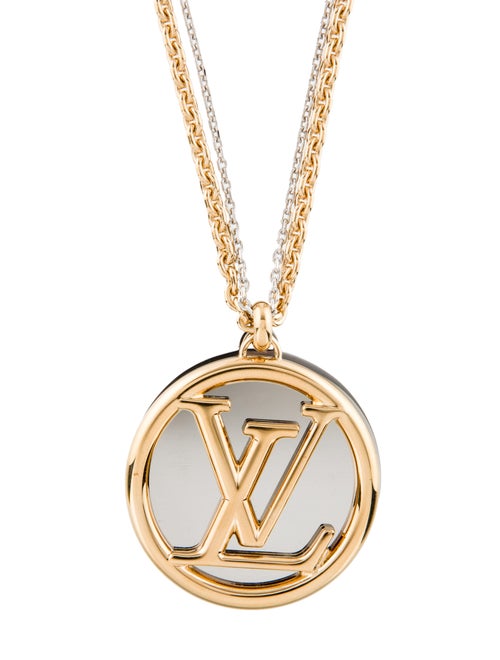 Louis Vuitton LV Double Pendant Necklace