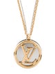 Louis Vuitton LV Double Pendant Necklace